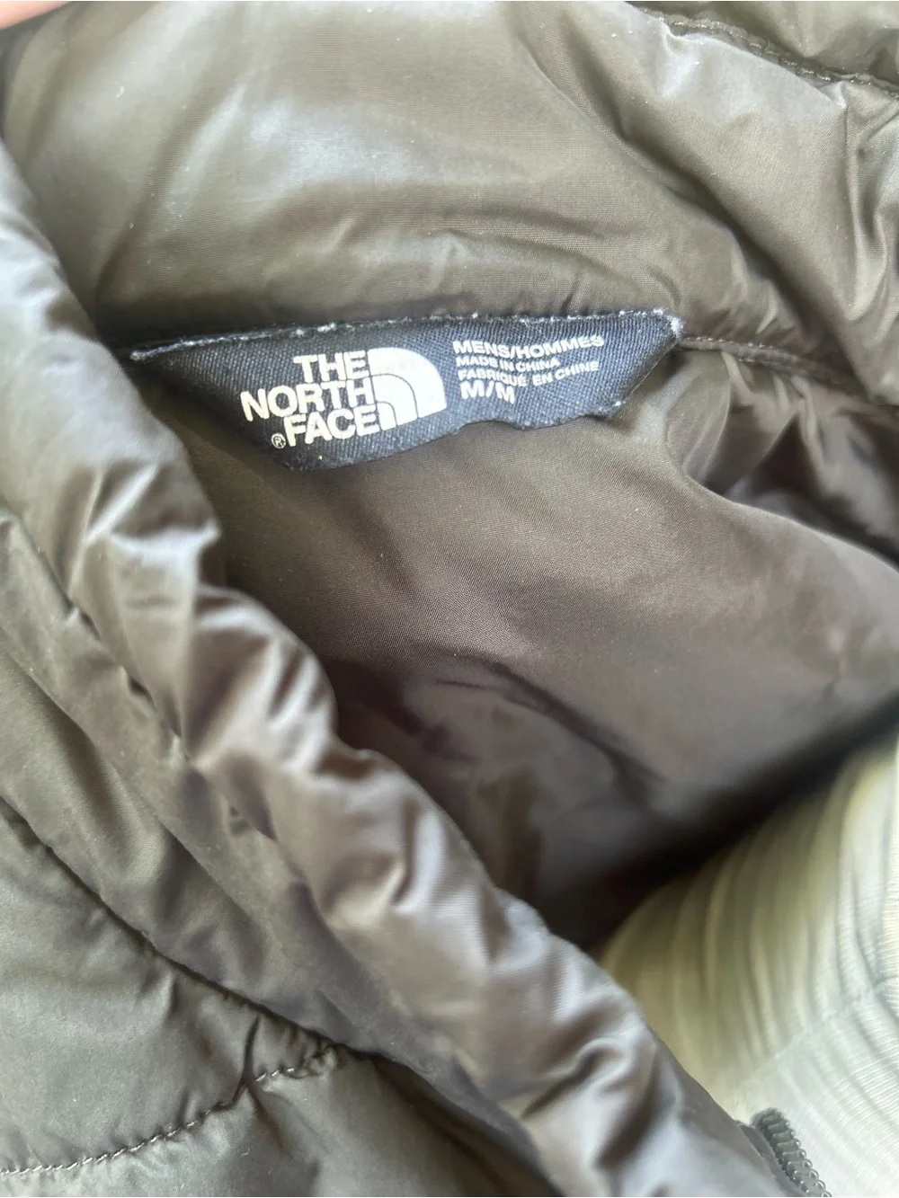 The North Face olive green Bombay lightweight puffer Size Medium
